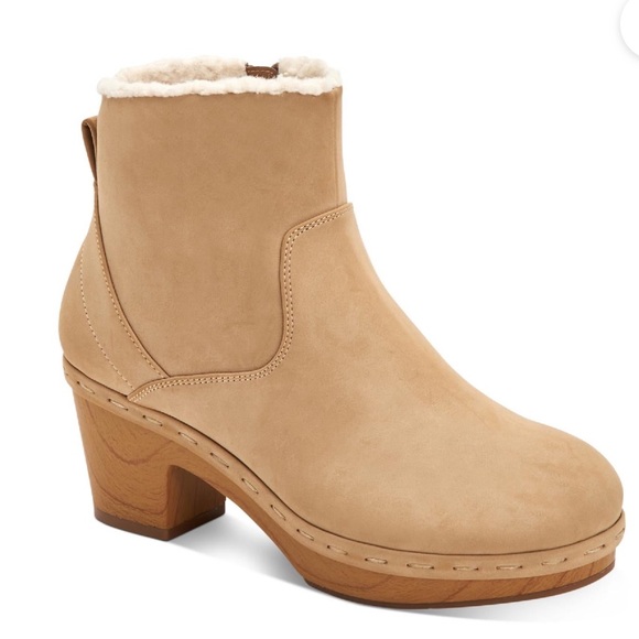 Style & Co. Womens Townaa Winter Faux Fur Ankle Boots - Picture 1 of 8
